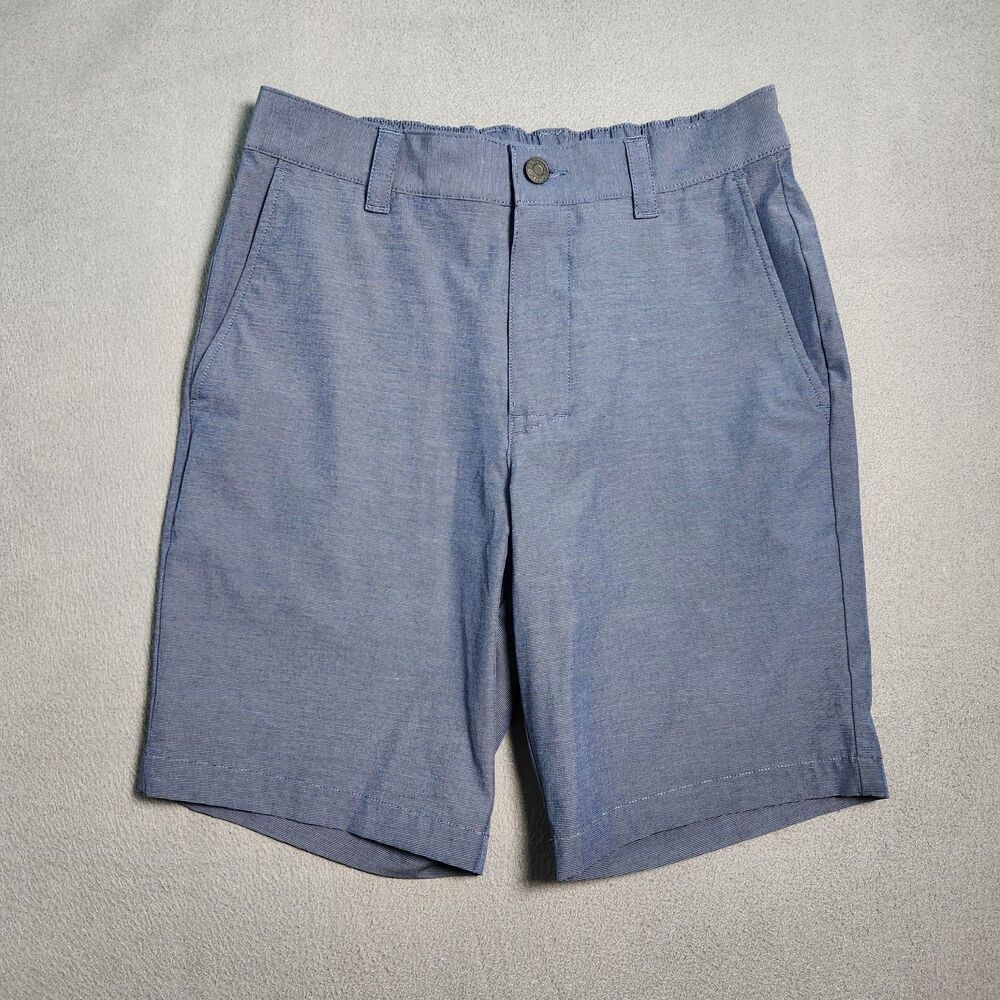 Banana Republic Men 30(29) Blue 9.5" Inseam Flat Front Elastic Waist Shorts